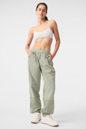 Limestone Women Alo Yoga Mixed Media Reinvention Jogger | Australia 83902-OGEQ