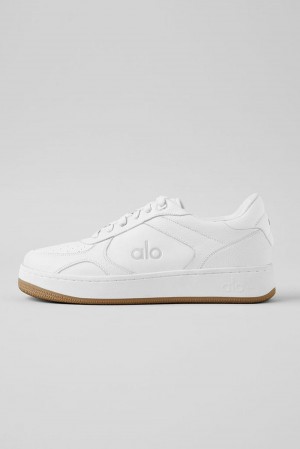 Natural White / Gum Women Alo Yoga Recovery Mode Sneaker | Australia 25870-KFCB