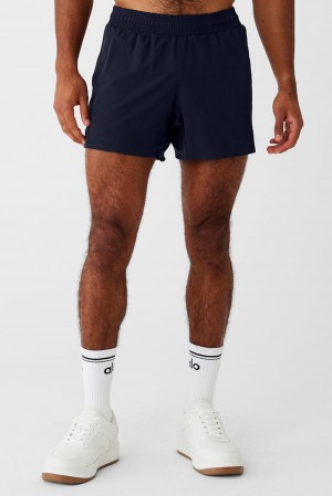 Navy Men Alo Yoga 5" Adapt Running Short | Australia 31250-NIWU