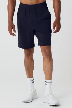 Navy Men Alo Yoga 9" Repetition Short | Australia 69438-PGBU
