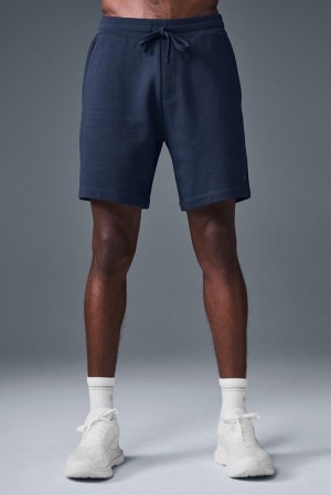 Navy Men Alo Yoga Chill Short | Australia 59407-PQYF