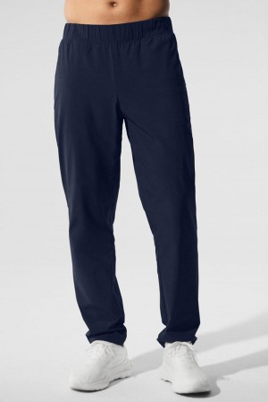 Navy Men Alo Yoga Repetition Pant | Australia 36914-UZHJ