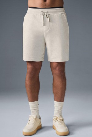 Oatmeal Heather Men Alo Yoga Chill Short | Australia 16457-LQKH