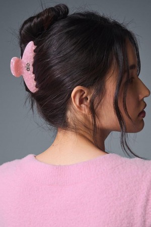 Pink Bubble Bath Women Alo Yoga 90's Claw Clip Hair Claw | Australia 41056-YSAE