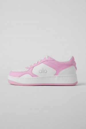 Pink / White Women Alo Yoga Recovery Mode Sneaker | Australia 75401-OZCU