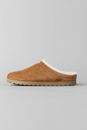 Saddle / Ivory Men Alo Yoga Recovery Slipper | Australia 34619-DRYZ