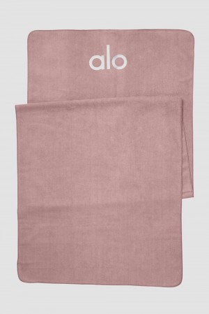 Smoky Quartz Women Alo Yoga Grounded No-Slip Towel | Australia 20658-IRKT