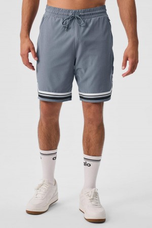 Steel Grey Men Alo Yoga 9" Traction Arena Short | Australia 94571-IJMN