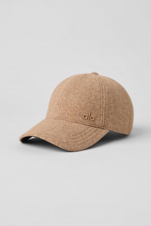 Toasted Almond Men Alo Yoga Prestige Off-Duty Cap | Australia 98564-VSDA