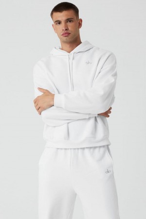 White Men Alo Yoga Accolade Hoodie | Australia 24539-QSMO