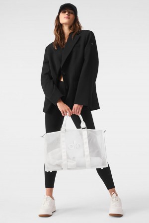 White Men Alo Yoga Sheer Duffle Bag | Australia 86375-QSMH