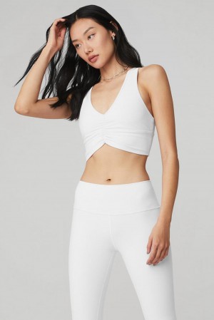 White Women Alo Yoga Wild Thing Bra | Australia 73409-QAKE