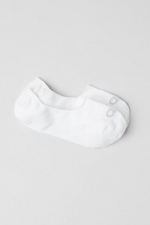 White / Dove Grey Men Alo Yoga Unisex Conceal Sock | Australia 76015-UCBG