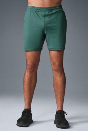 Winter Ivy Men Alo Yoga 7" Conquer React Performance Short | Australia 72309-CSOV