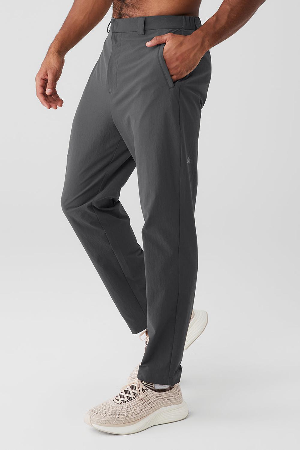 Anthracite Men Alo Yoga Co-Op Cropped Tech Pant | Australia  20157-PMDX