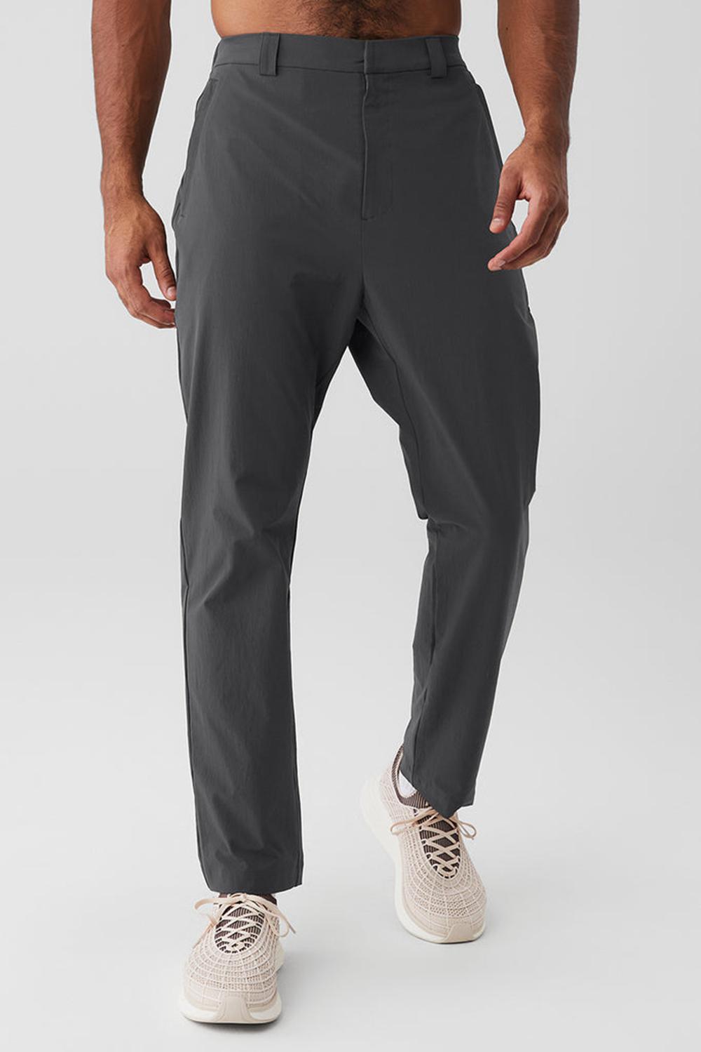 Anthracite Men Alo Yoga Co-Op Cropped Tech Pant | Australia  20157-PMDX