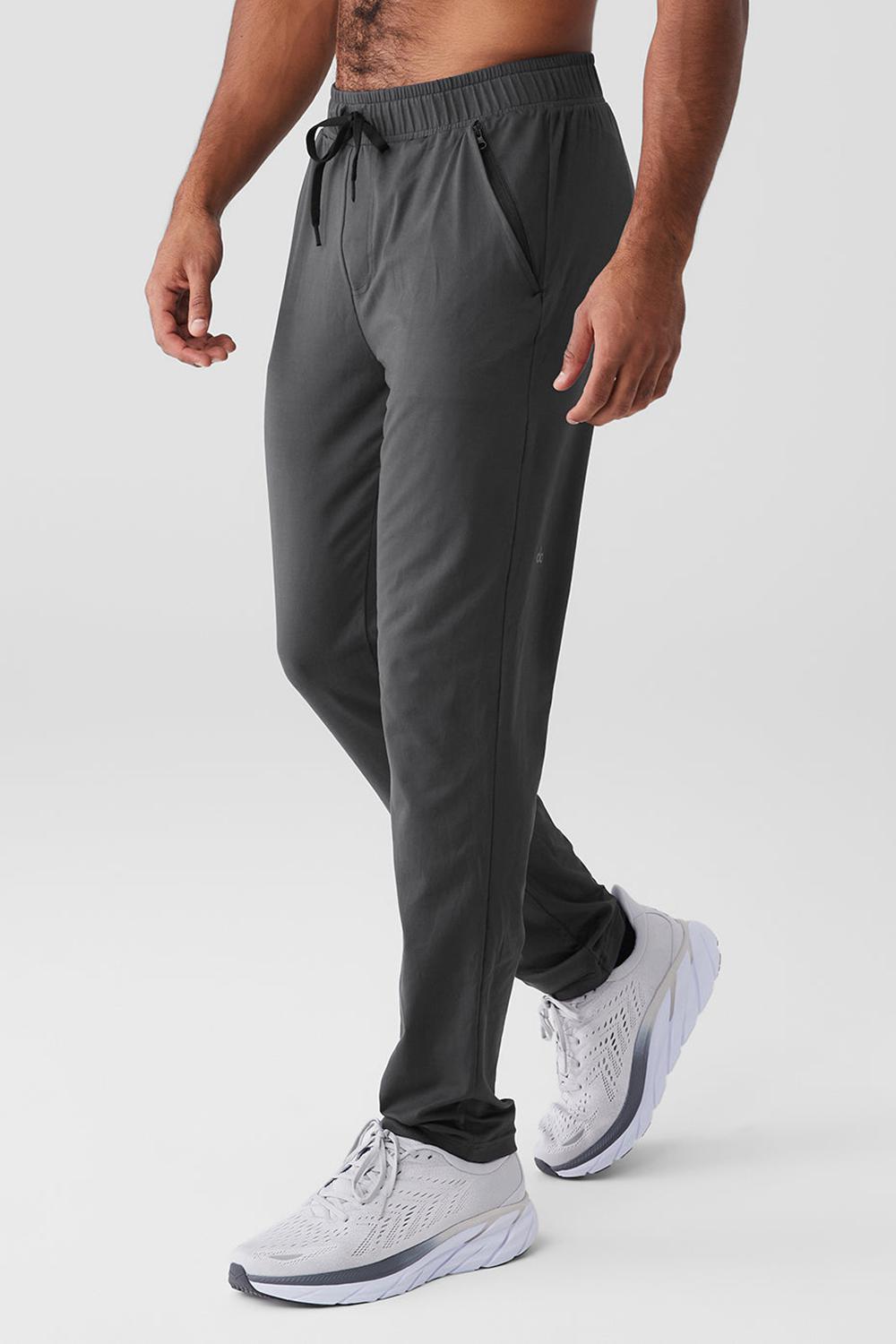 Anthracite Men Alo Yoga Conquer Pulse Pant | Australia  28709-VHTG