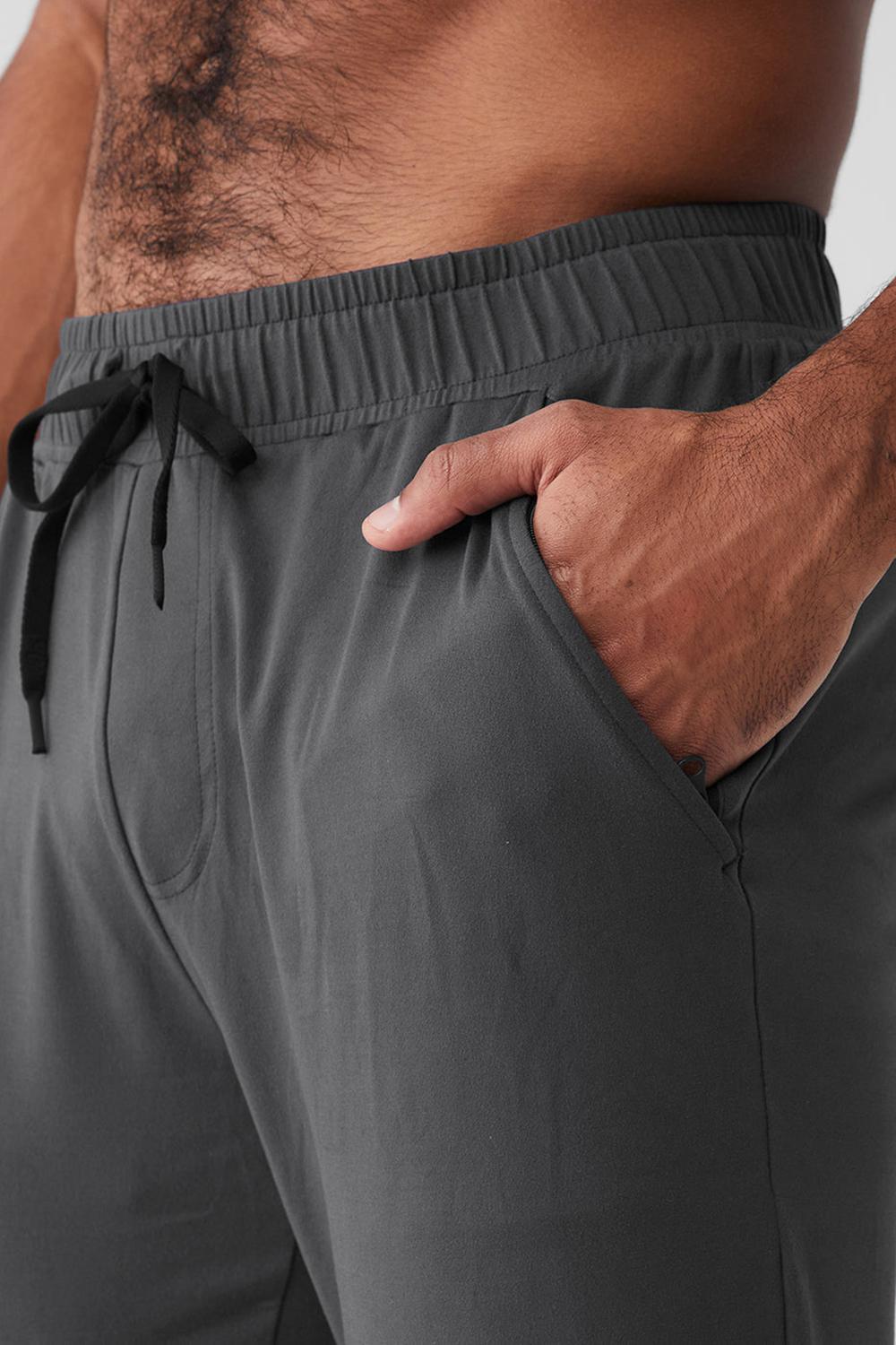 Anthracite Men Alo Yoga Conquer Pulse Pant | Australia  28709-VHTG