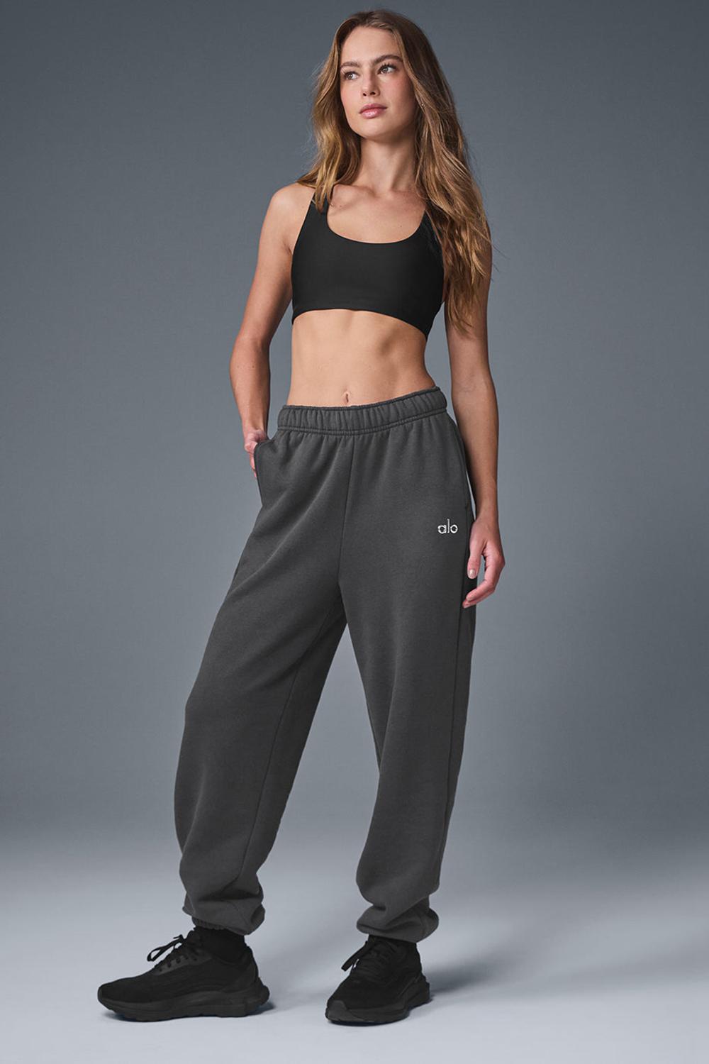 Anthracite Women Alo Yoga Accolade Sweatpant | Australia  50846-FKDM