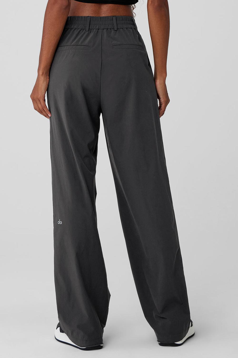 Anthracite Women Alo Yoga High-Waist Pursuit Pant | Australia  16574-QEMI