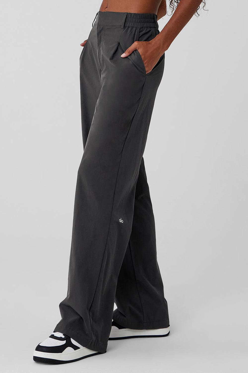 Anthracite Women Alo Yoga High-Waist Pursuit Pant | Australia  16574-QEMI