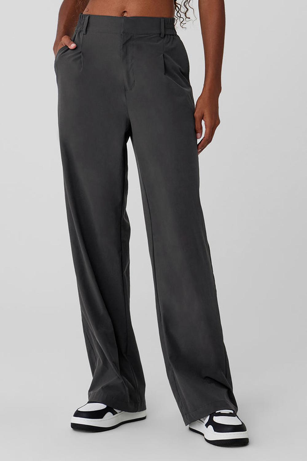 Anthracite Women Alo Yoga High-Waist Pursuit Pant | Australia  16574-QEMI