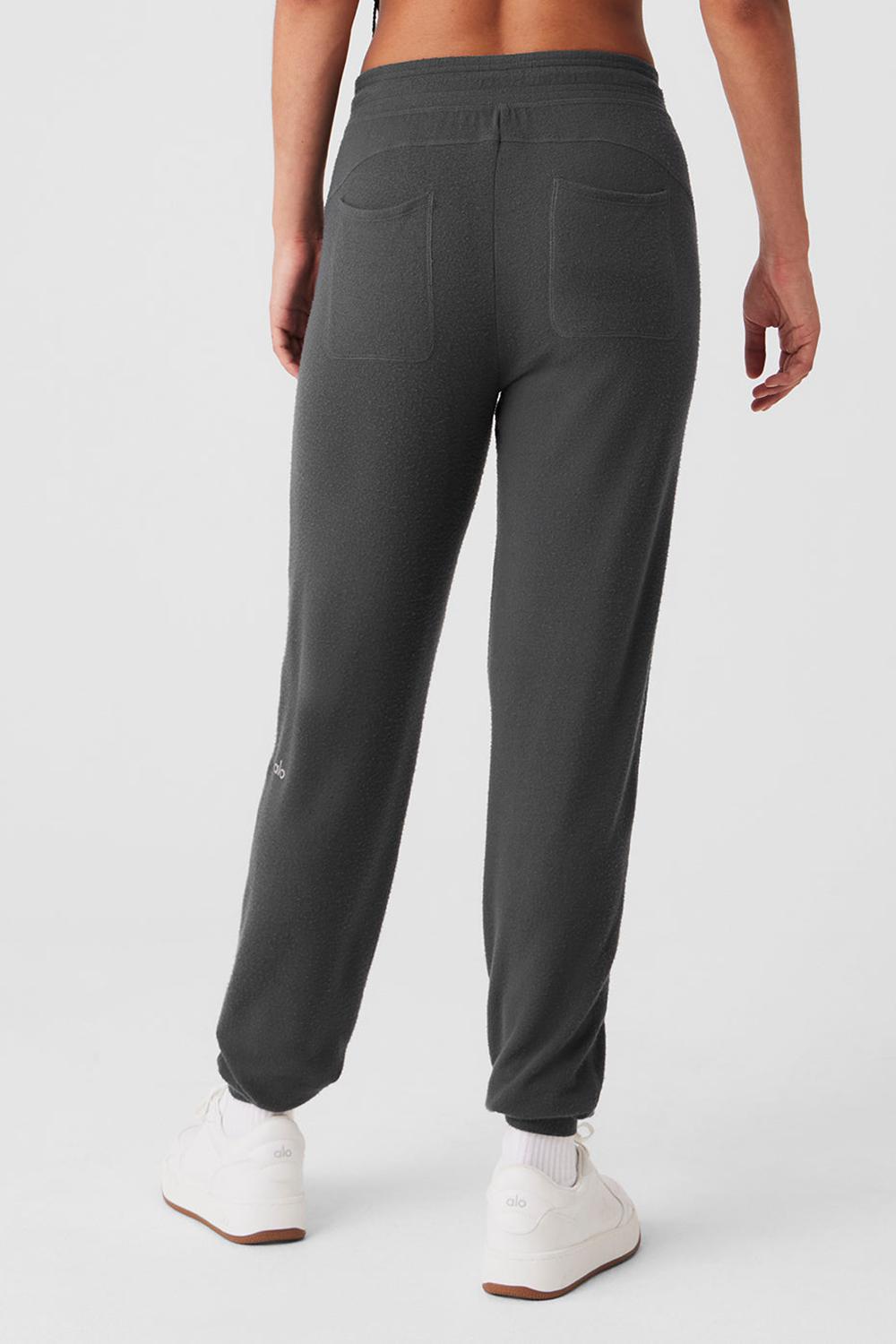 Anthracite Women Alo Yoga Soho Sweatpant | Australia  74805-CIQA