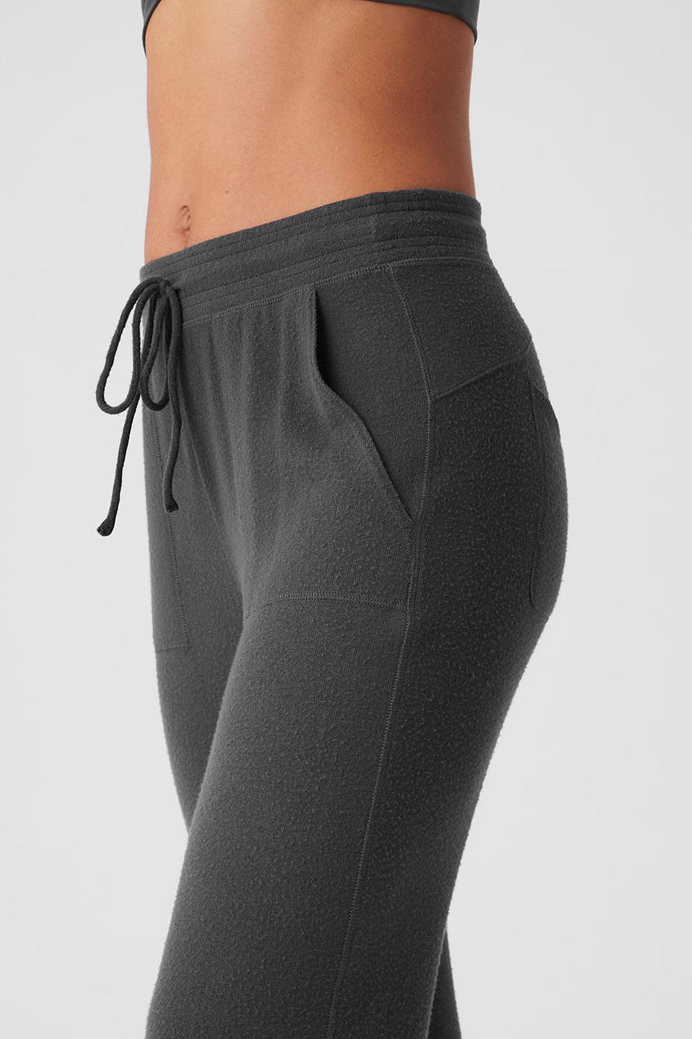 Anthracite Women Alo Yoga Soho Sweatpant | Australia  74805-CIQA