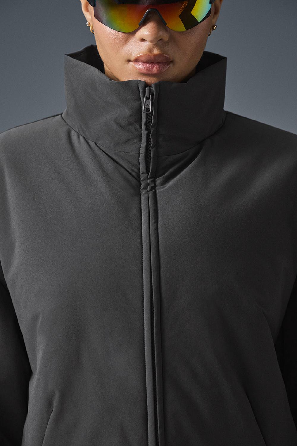 Anthracite Women Alo Yoga Stretch Woven Notable Jacket | Australia  92806-UMJT