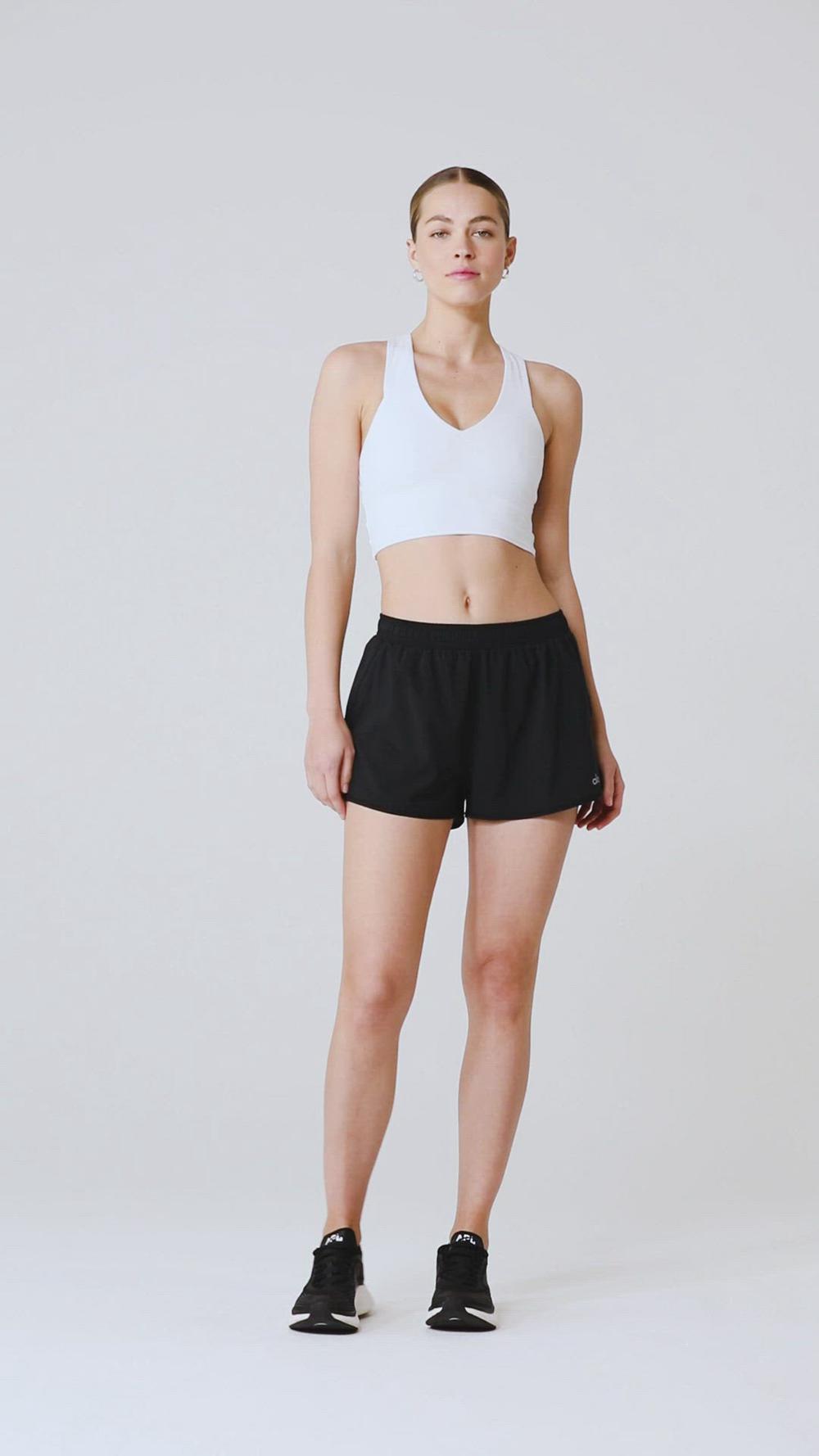 Anthracite Women Alo Yoga Stride Short | Australia  08935-UXEF