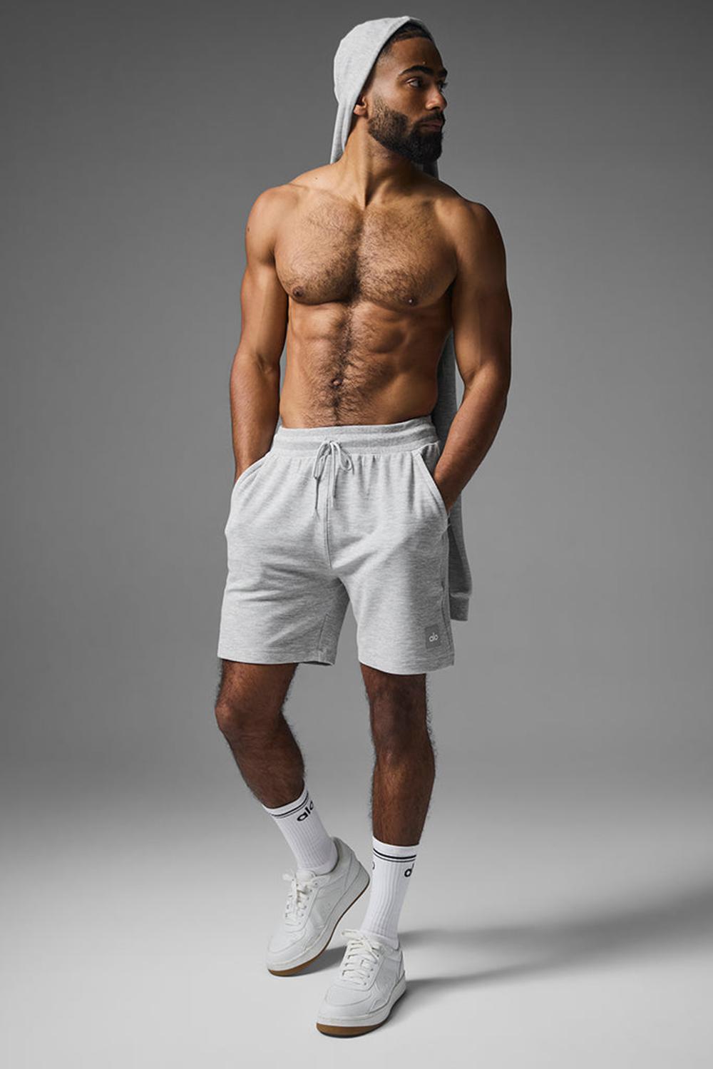 Athletic Heather Grey Men Alo Yoga 7\