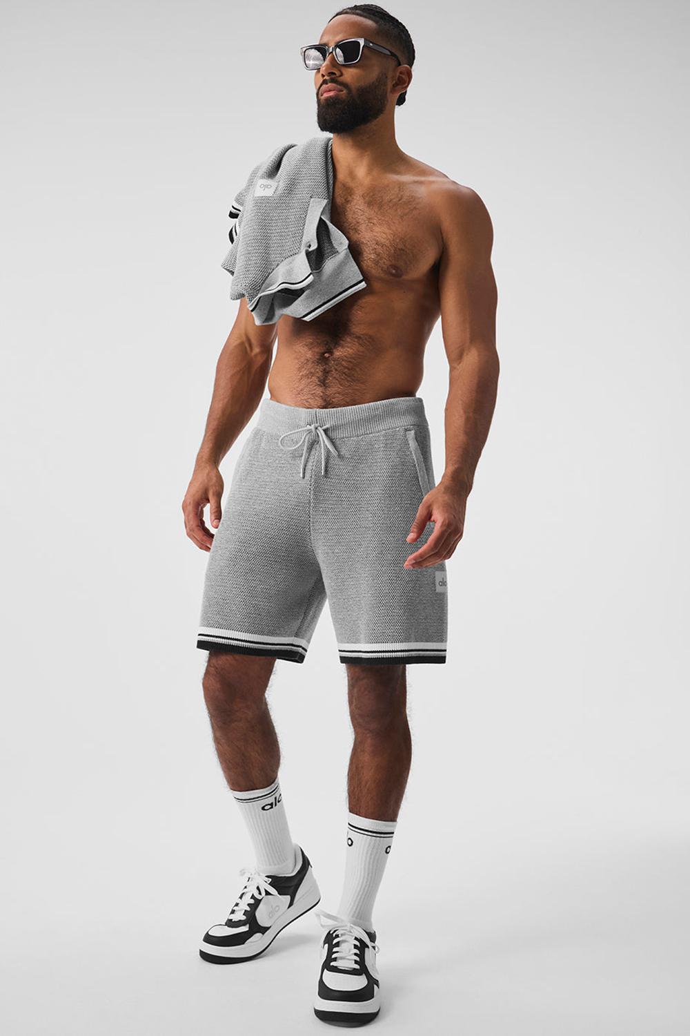 Athletic Heather Grey Men Alo Yoga 7