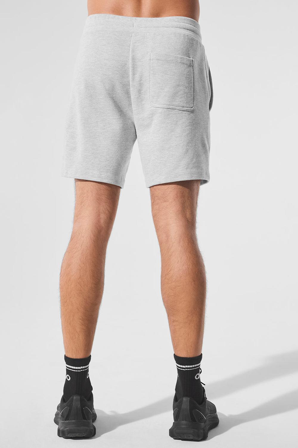 Athletic Heather Grey Men Alo Yoga Chill Short | Australia  96253-JXHD
