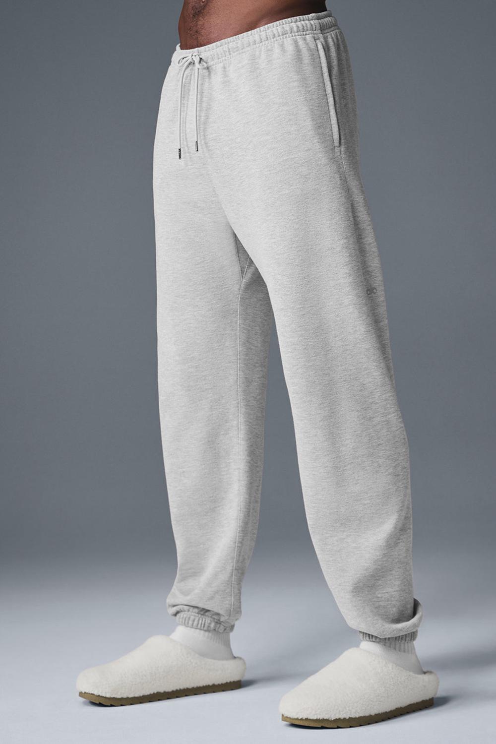 Athletic Heather Grey Men Alo Yoga Chill Sweatpant | Australia  20456-XCUQ