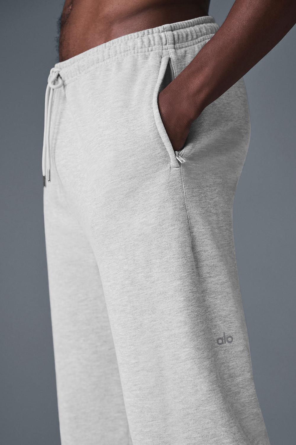 Athletic Heather Grey Men Alo Yoga Chill Sweatpant | Australia  20456-XCUQ