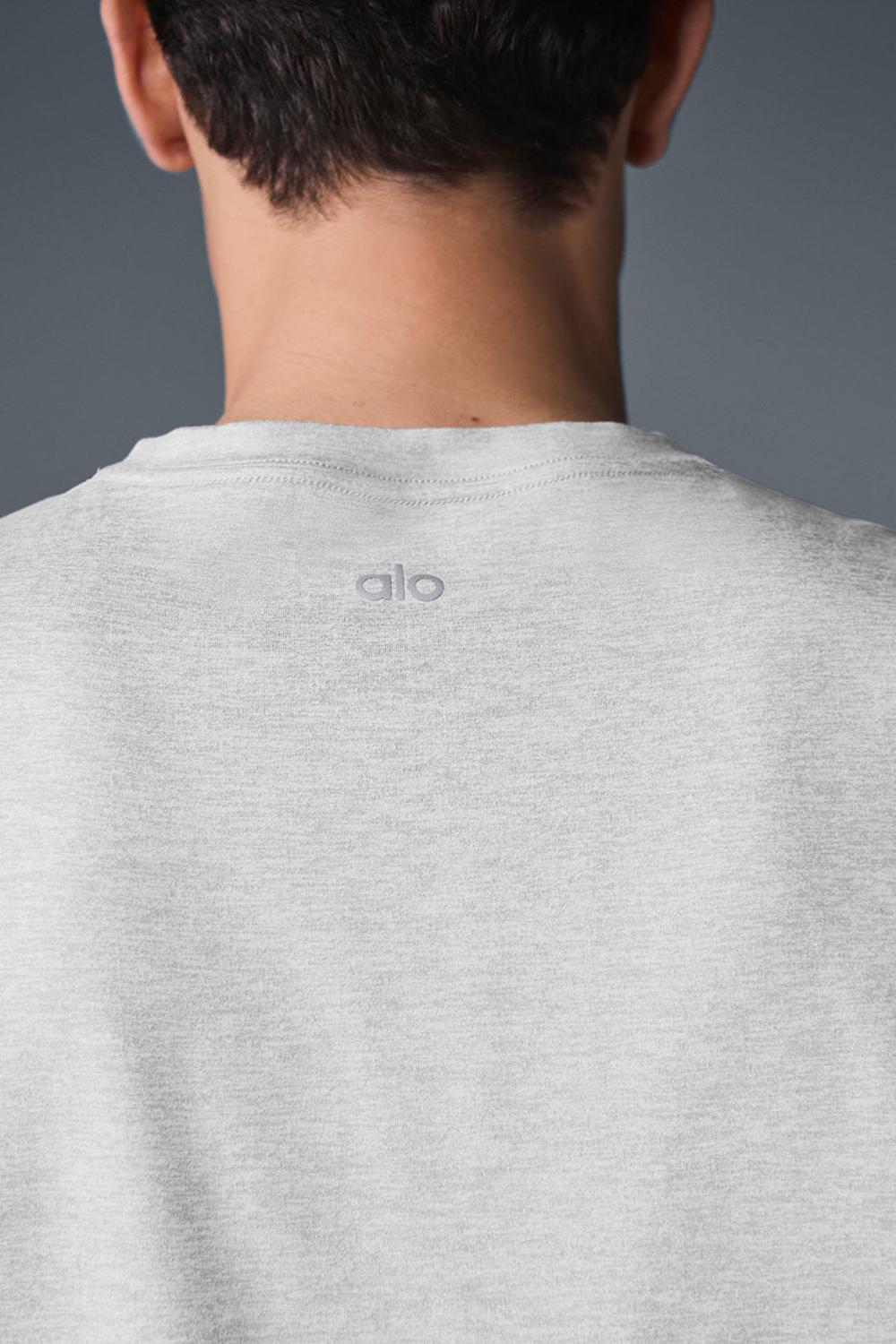 Athletic Heather Grey Men Alo Yoga Conquer Muscle Tank | Australia  42098-BZNU