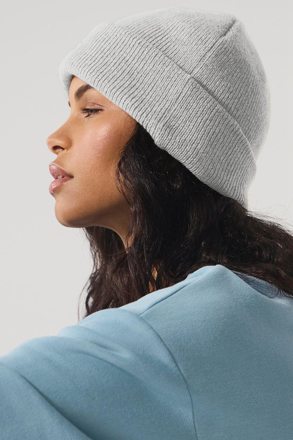 Athletic Heather Grey Men Alo Yoga Notable Beanie | Australia  75321-JESK