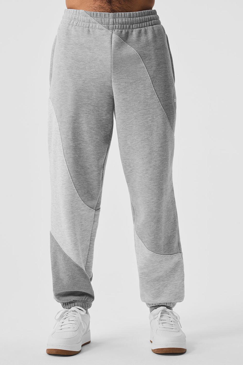 Athletic Heather Grey Tonal Men Alo Yoga Make Waves Sweatpant | Australia  27538-PIRH