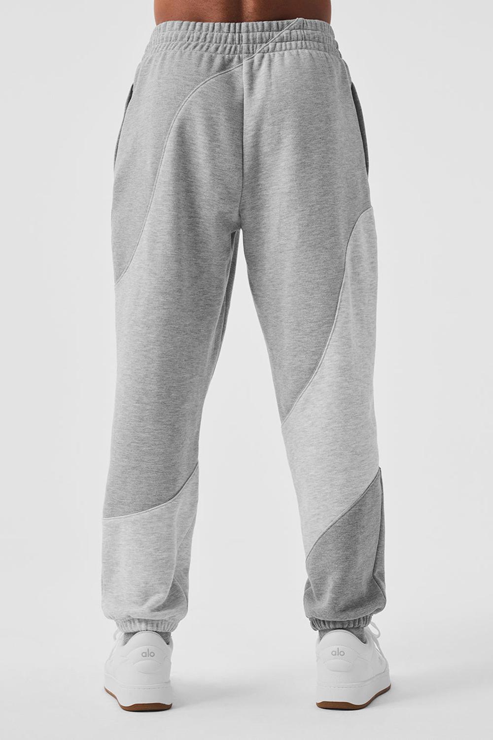 Athletic Heather Grey Tonal Men Alo Yoga Make Waves Sweatpant | Australia  27538-PIRH