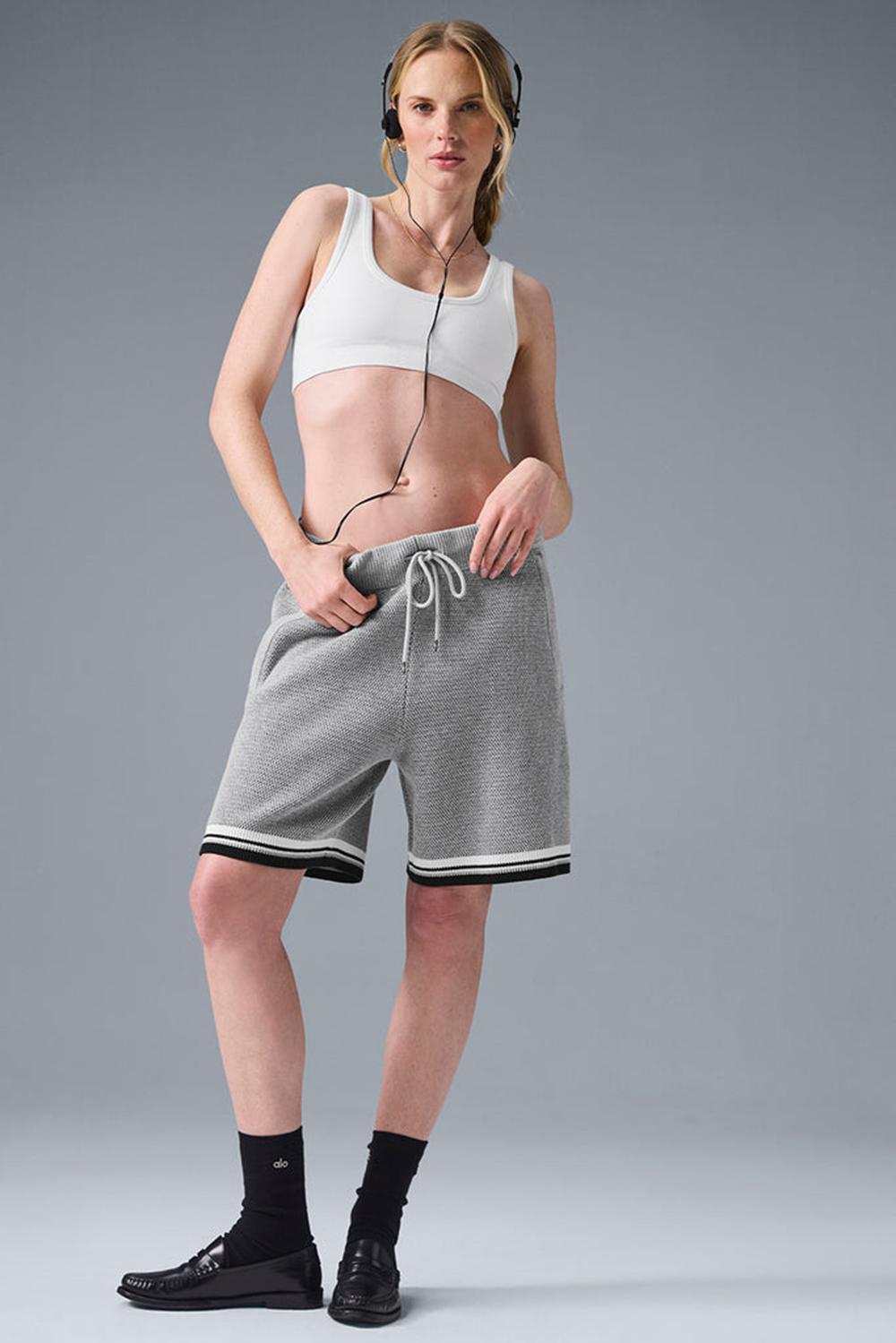 Athletic Heather Grey Women Alo Yoga 7\