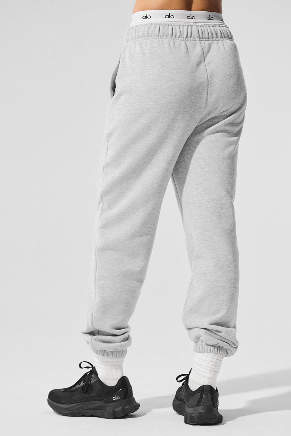 Athletic Heather Grey Women Alo Yoga Accolade Sweatpant | Australia  35287-CFEL