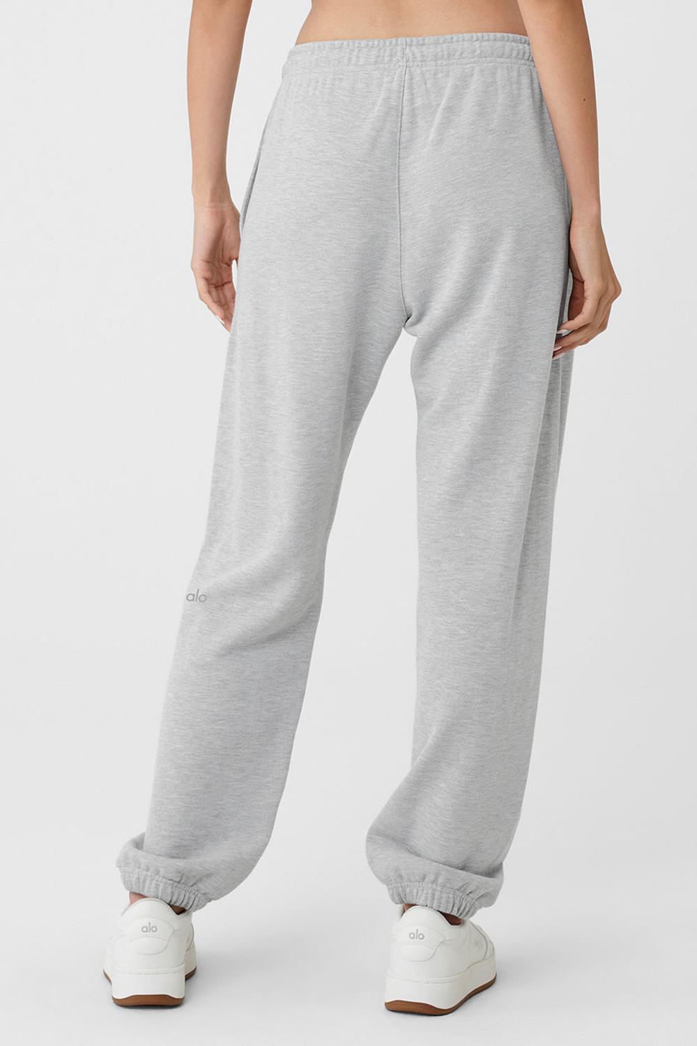 Athletic Heather Grey Women Alo Yoga Chill Sweatpant | Australia  03614-IYUK