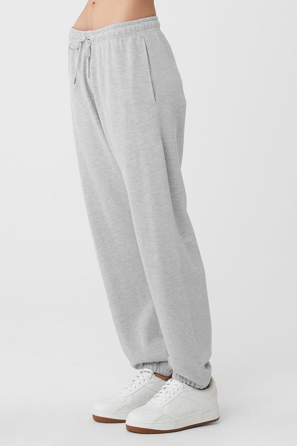 Athletic Heather Grey Women Alo Yoga Chill Sweatpant | Australia  03614-IYUK