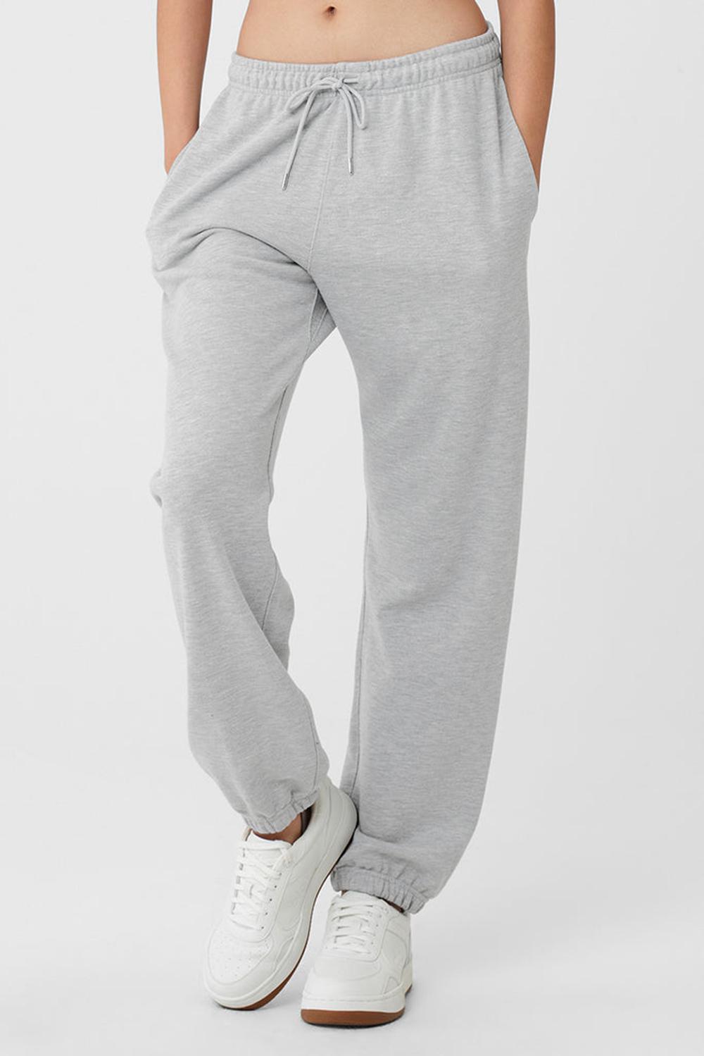 Athletic Heather Grey Women Alo Yoga Chill Sweatpant | Australia  03614-IYUK