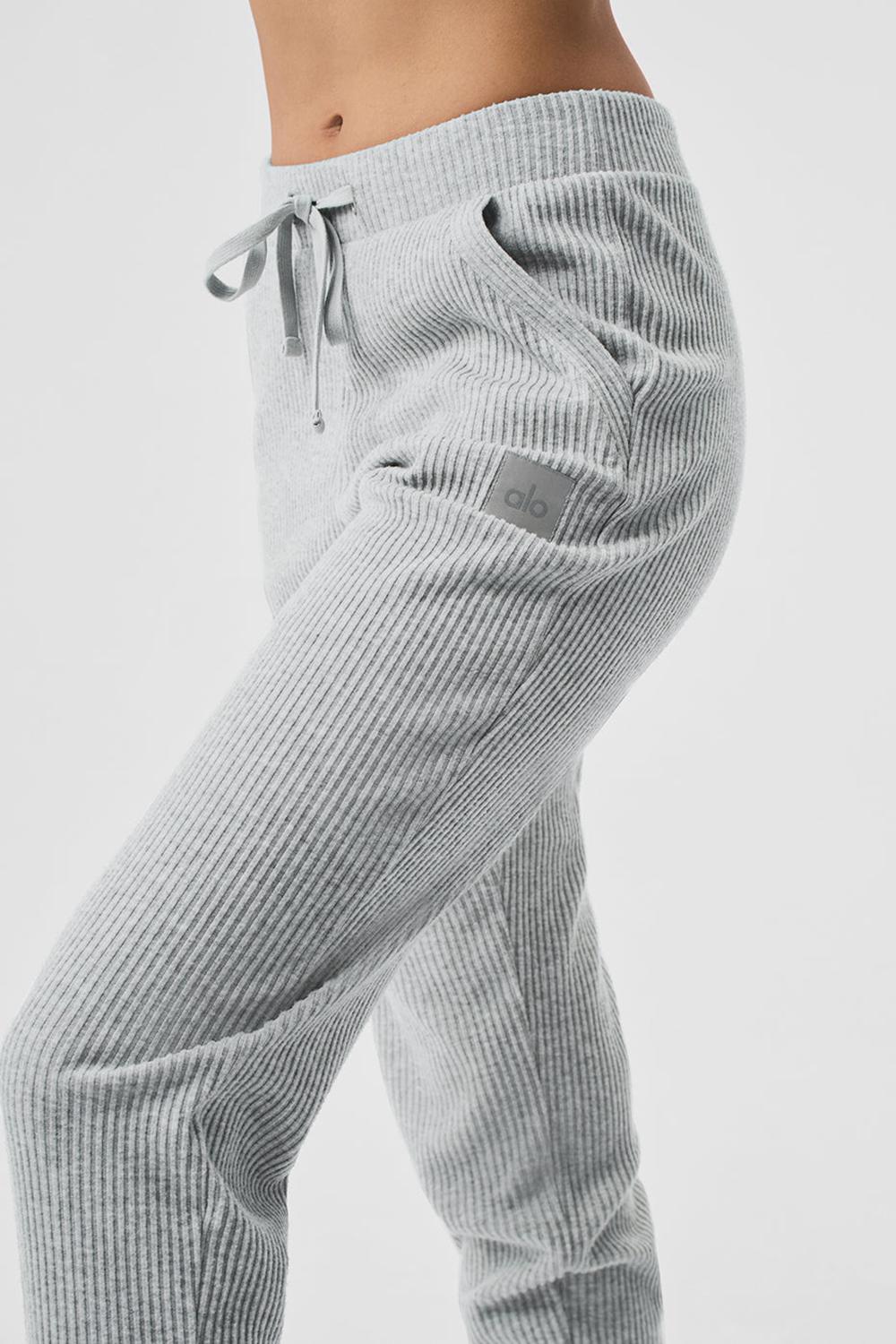 Athletic Heather Grey Women Alo Yoga Muse Sweatpant | Australia  42539-TVUI