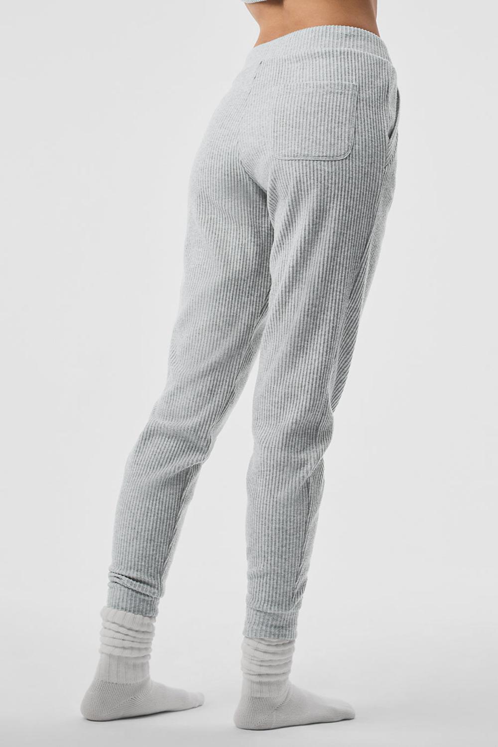 Athletic Heather Grey Women Alo Yoga Muse Sweatpant | Australia  42539-TVUI