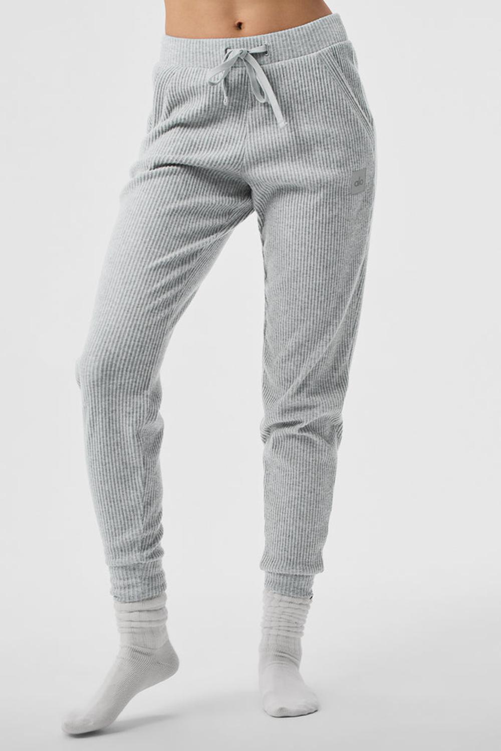 Athletic Heather Grey Women Alo Yoga Muse Sweatpant | Australia  42539-TVUI