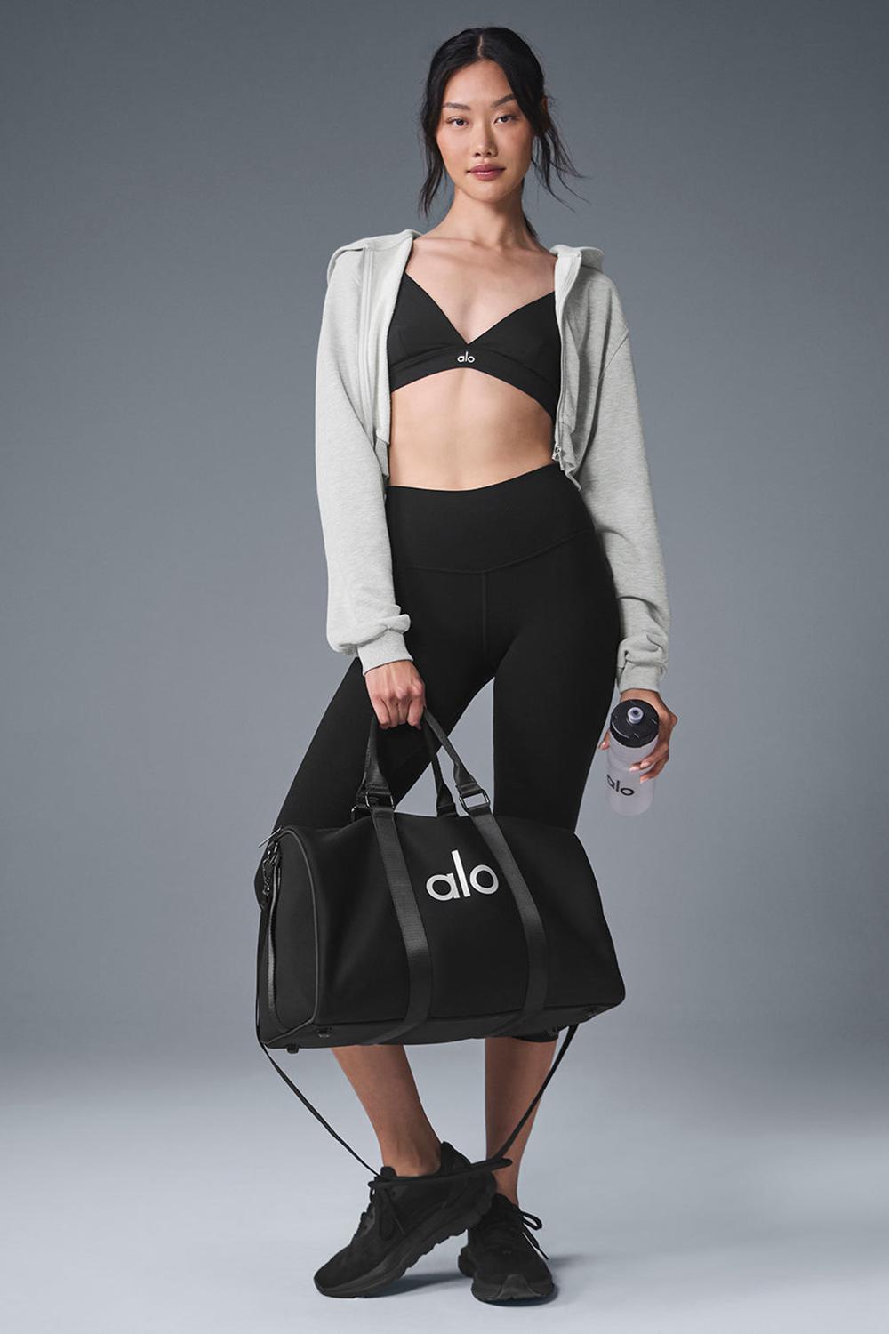 Athletic Heather Grey Women Alo Yoga Sweet Escape Zip Up Hoodie | Australia  82013-HPVC