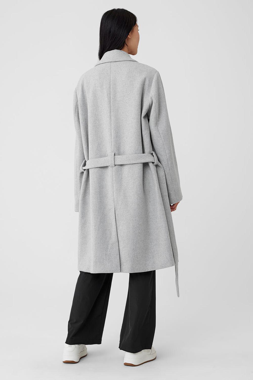 Athletic Heather Grey Women Alo Yoga Wool Gameday Overcoat | Australia  07641-LGPH