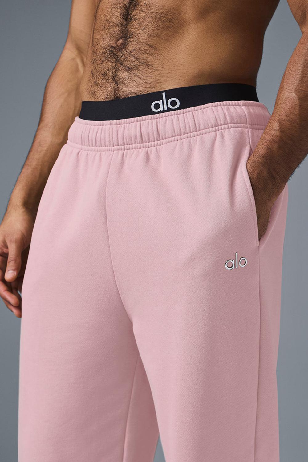 Ballet Pink Men Alo Yoga Accolade Sweatpant | Australia  28069-VBRM
